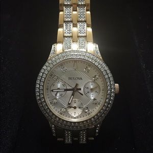 Rose gold Bulova watch